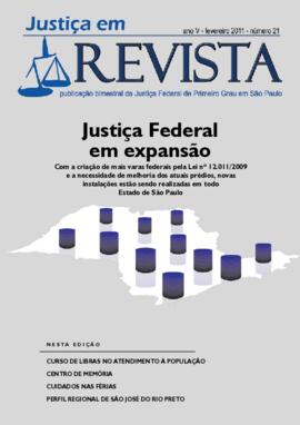 Justiça em Revista : Ano 5, n.21, fev. 2011