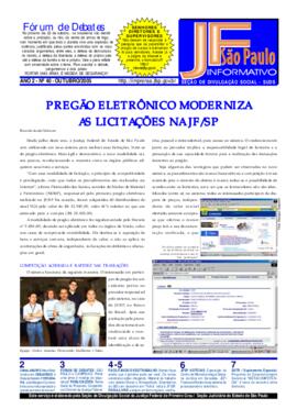 JFSão Paulo Informativo  : ano 2, n. 40, outubro 2005