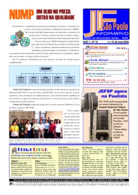JFSão Paulo Informativo  : ano 1, n. 12, maio 2004
