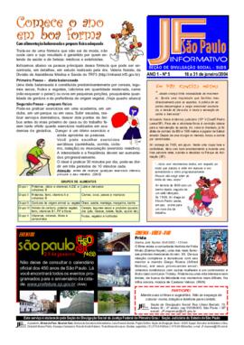 JFSão Paulo Informativo : ano 1, n. 5, jan. 2004
