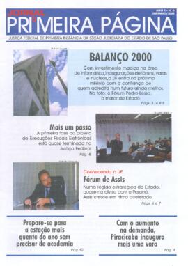 Jornal Primeira Página : ano 1, n. 5, dez. 2000